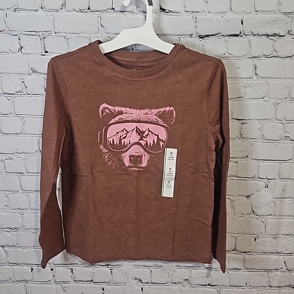 💙 Unisex bear mountain long sleeve tee